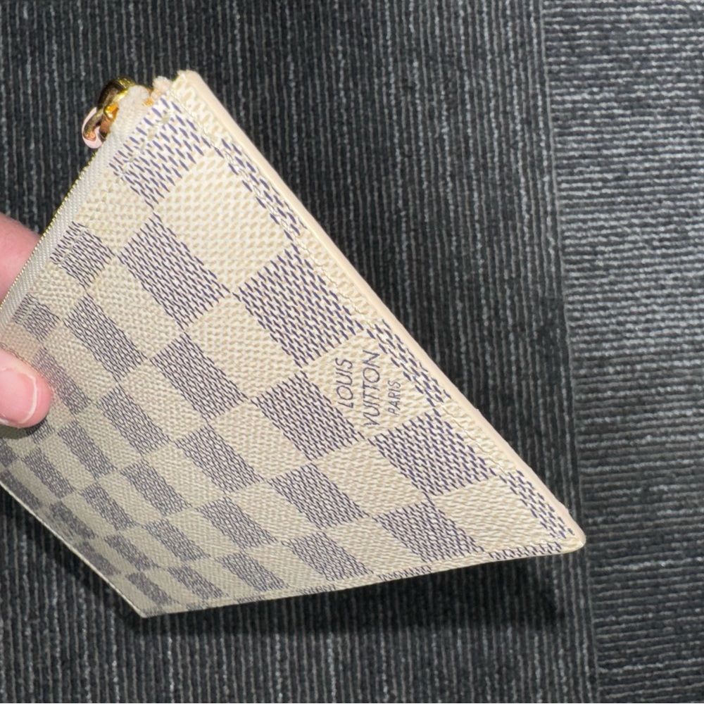 LOUIS VUITTON DAMIER AZUR FELICIE WALLET COIN ZIP - Picture 8 of 10